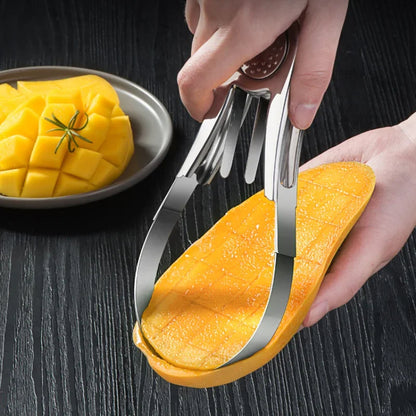 Mango Schneider & Entkerner – 2-in-1 Mango Dunschiller & Fruchtschneider für die Küche