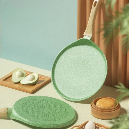 Antihaft Pfanne 18 cm – Leichte Pancake Pfanne für Crêpes, Eier & Pizza – Induktion & Gasherd geeignet