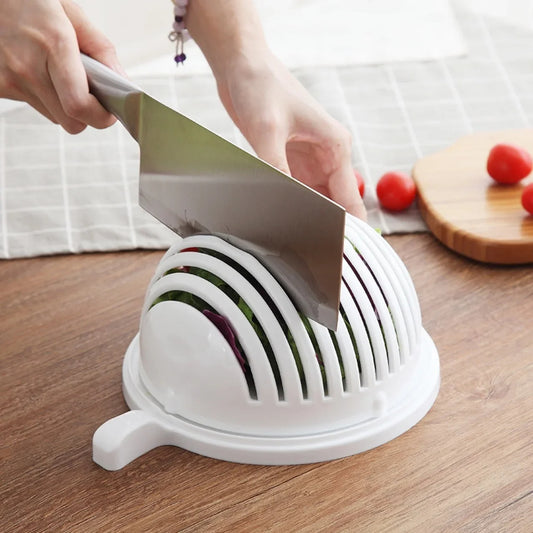 Gemüseschneider mit Gitter – Praktischer Zerkleinerer für Obst und Gemüse, Dicer für Salat und Snacks, Küchen Gadget