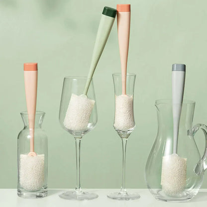 Flaschenwasser Bekerborstel mit langem Stiel, abnehmbare Reinigungsbürste für Flaschen, Tassen und Thermoskanne, vielseitig einsetzbar