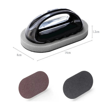 Magische Keuken Sponsborstel Melamine Reinigungsborstel für Küche & Bad – Effektive Entkalkung, Anti-Slip Griff, Umweltfreundlich