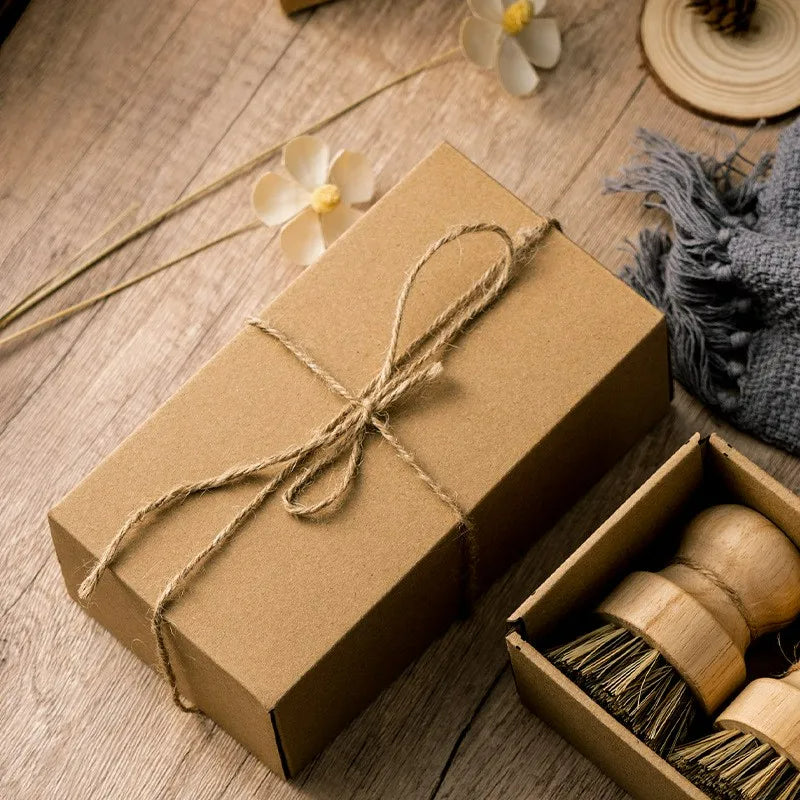 Set aus 3 natürlichen Spülbürsten mit Holzgriff – Sisal  Kokosborsten – umweltfreundlich