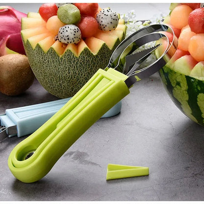 Melonenschneider | Ergonomisch | Gleichmäßiges Schneiden | Metall