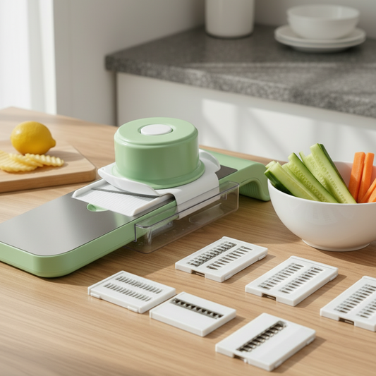 7-in-1 Gemüseschneider mit Edelstahlklingen
