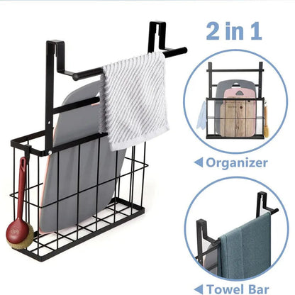 Organizer | Wandmontage | Platzsparende Aufbewahrung | Metall
