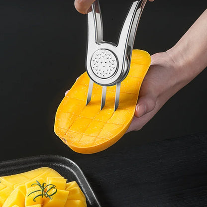 Mango Schneider & Entkerner – 2-in-1 Mango Dunschiller & Fruchtschneider für die Küche
