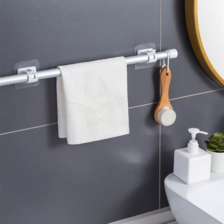 Selbstklebende Gardinenhaken ohne Bohren – 2er Set