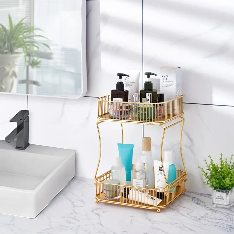 2-stöckiger Obstkorb – Große Kapazität, Abnehmbar, Modernes Design