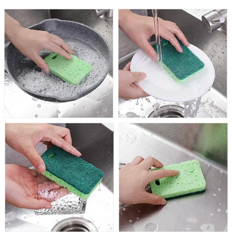 Nano Reinigungsschwamm Set – 5 Stück – Entfernt Rost & Flecken – 105x70x20 mm
