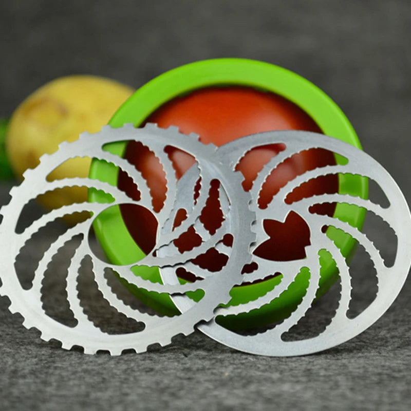 Küchen-Gemüseschneider aus Edelstahl – Knoblauch, Kräuter & Zwiebel Chopper