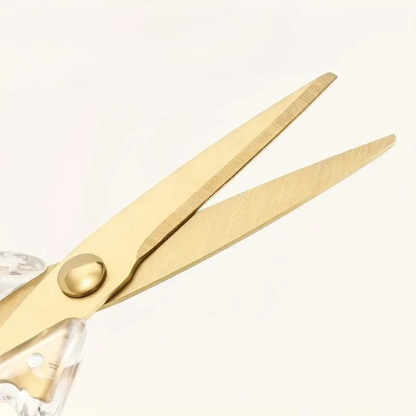 Küchenschere – Vielseitig & Scharf – Transparenter Griff – 21 x 8,8 cm