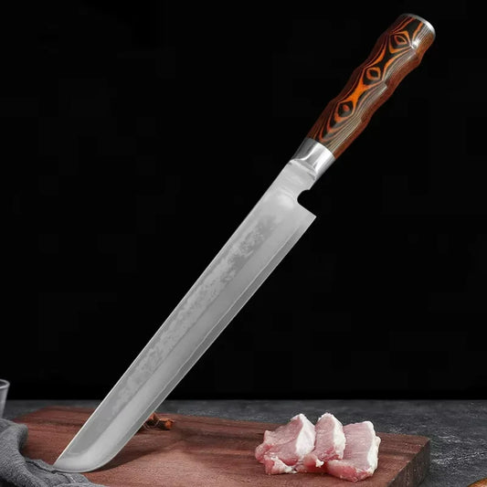8-Zoll Küchenmesser aus Damaszenerstahl – Rasiermesserscharfes Chefmesser für Fleisch, Fisch & Gemüse