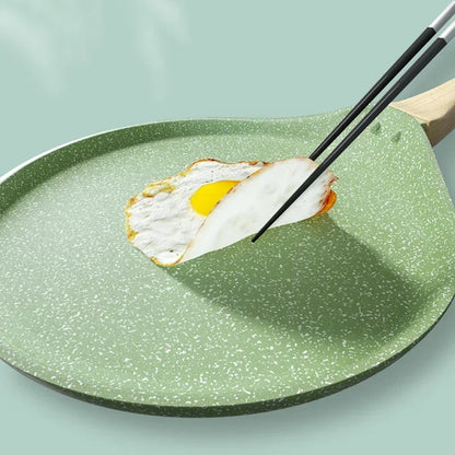 Antihaft Pfanne 18 cm – Leichte Pancake Pfanne für Crêpes, Eier & Pizza – Induktion & Gasherd geeignet