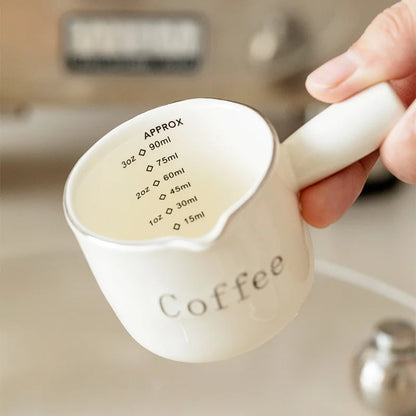 Mini Milchkanne aus Keramik – 100 ml für Latte Art & Kaffee