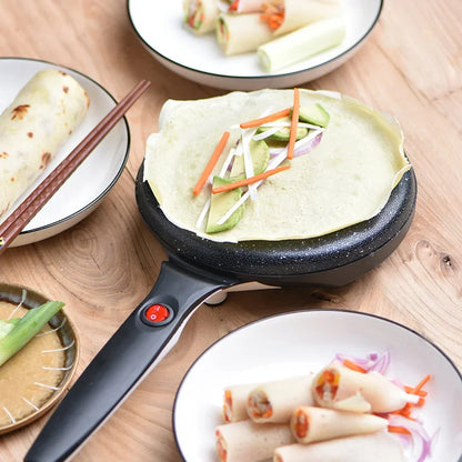 Elektrischer Crêpe Maker – Antihaft Crêpepfanne, 1000 Watt – Perfekt für Crêpes und Pfannkuchen