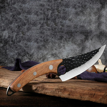 Geschmiedetes Hackmesser – Scharfes Edelstahl Küchenmesser für Fleisch & Fisch, 27,5 cm