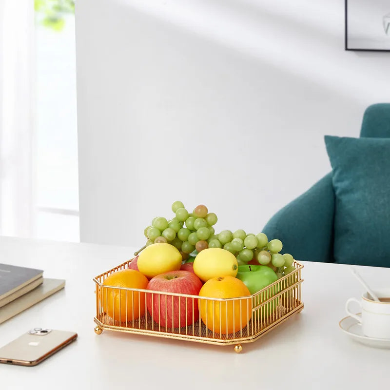 2-stöckiger Obstkorb – Große Kapazität, Abnehmbar, Modernes Design