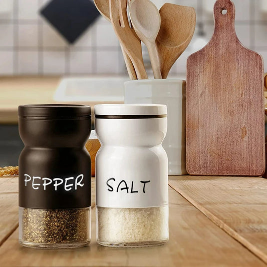 Zout En Peper Shakers Set, Verstelbare Deksels, Moderne Thuisland Küchendekoration, Schöne Salz- und Pfefferstreuer Set