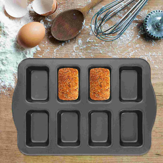 Mini Kastenform Backform aus Kohlenstoffstahl – Antihaft für Brot, Kuchen und Hotdogs