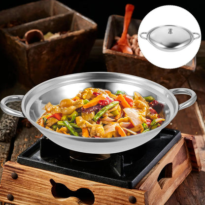 Edelstahl Kochtopf mit Deckel – Vielseitiger Kochtopf für Zuhause & Gastronomie – 27,5 x 22 cm