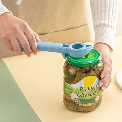 4-in-1 Flaschenöffner – Multifunktionales Küchenwerkzeug für Flaschen, Gläser und Dosen