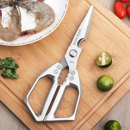 Hochwertige Küchenschere aus Edelstahl – Vielseitige Haushaltsschere für Fleisch, Geflügel und Kräuter