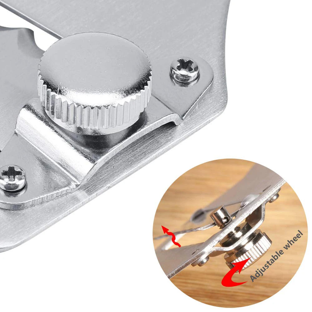Edelstahl Trüffelhobel – Verstellbare Klinge für Schokolade, Käse & mehr – 18,2 x 9 cm