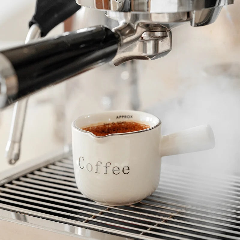 Mini Milchkanne aus Keramik – 100 ml für Latte Art & Kaffee