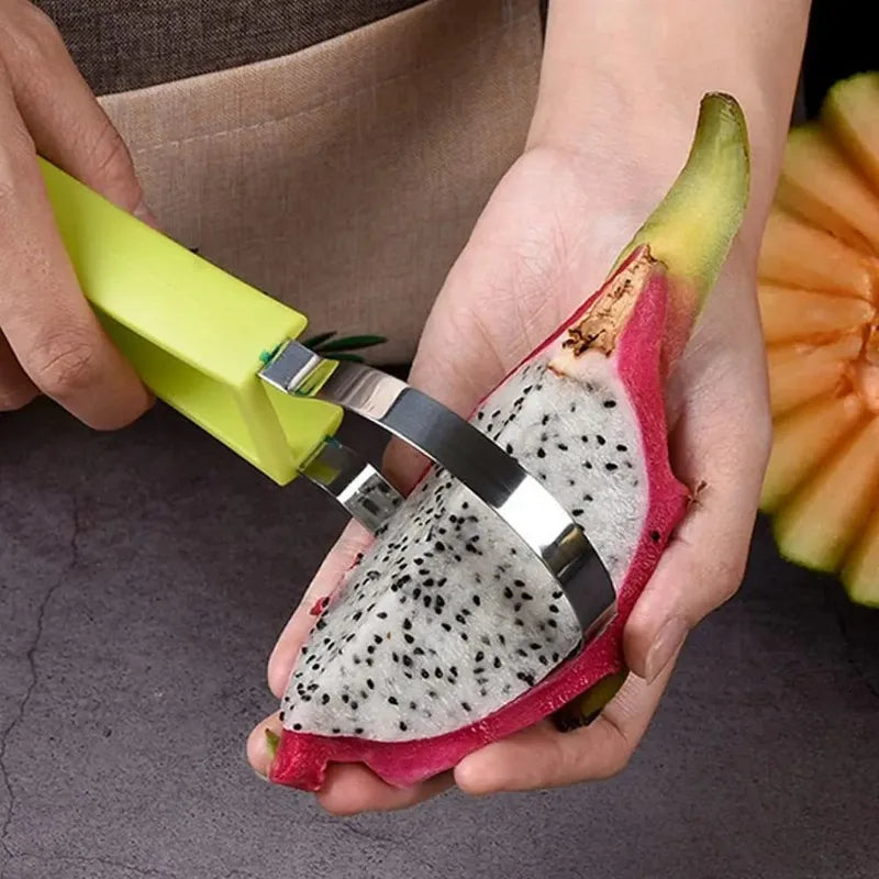 Wassermelonen Schneider – Praktischer Fruchtschneider für Melonen, Schnell & Einfach