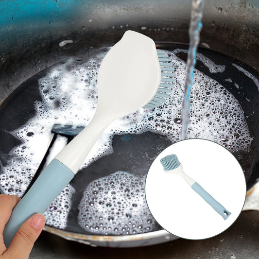 Spülbürste mit langem Griff – 2er Set – Silikon & Kunststoff – Schonend & Effektiv