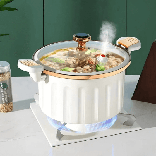 Schnellkochtopf | Antihaft | Energiesparendes Kochen | Stahl