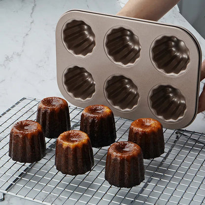 Muffinform | Antihaft | Gleichmäßige Wärmeverteilung | Metall