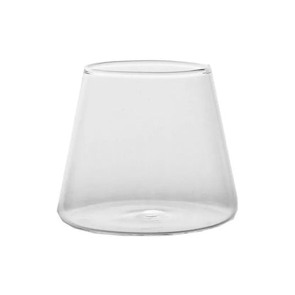 Set aus 2 hitzebeständigen Glasbechern – Bergform – Borosilikatglas – 300 ml & 360 ml
