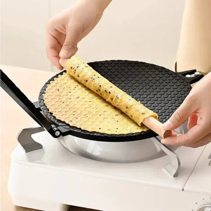 Doppelköpfige Loempia-Maschine 17 cm – Knusprige Frühlingsrollen, Haushaltsgerät für Gasherd