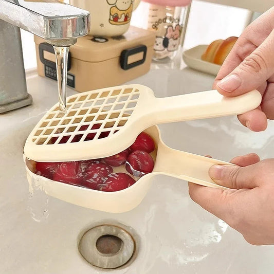 Obst Abtropfkorb – Waschkorb mit Griff – 19,5 x 9,5 cm – Praktisch für Küche