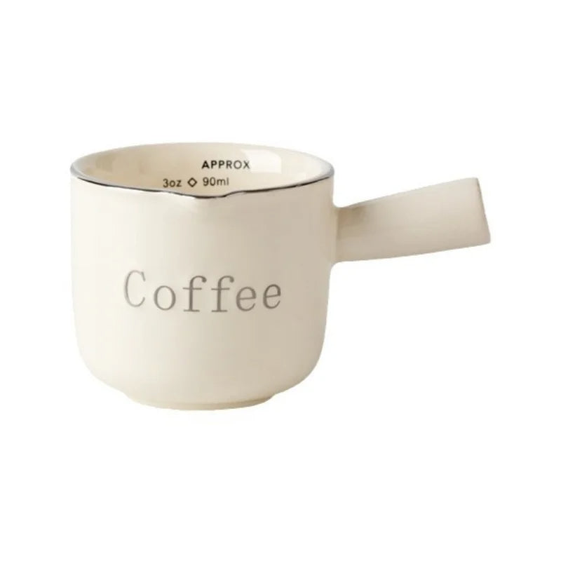 Mini Milchkanne aus Keramik – 100 ml für Latte Art & Kaffee