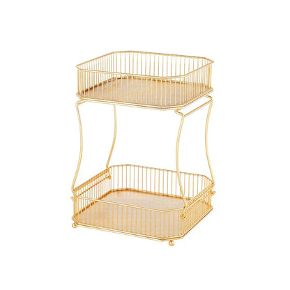 2-stöckiger Obstkorb – Große Kapazität, Abnehmbar, Modernes Design