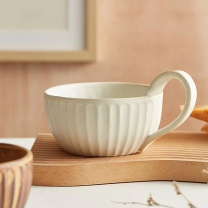 2er Set Vintage Kaffeetassen – Keramik im Japan-Stil
