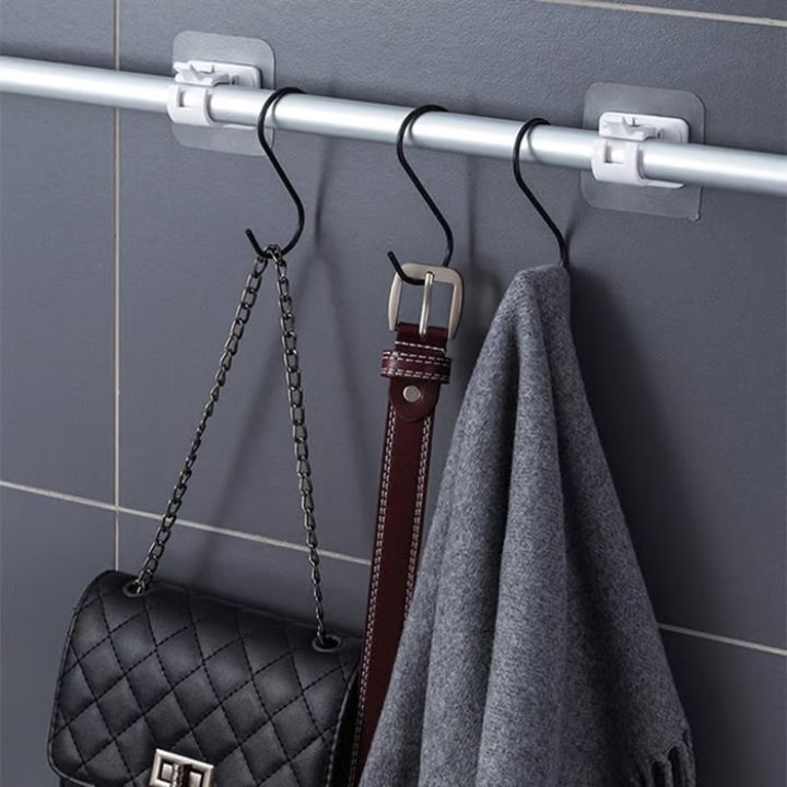 Selbstklebende Gardinenhaken ohne Bohren – 2er Set