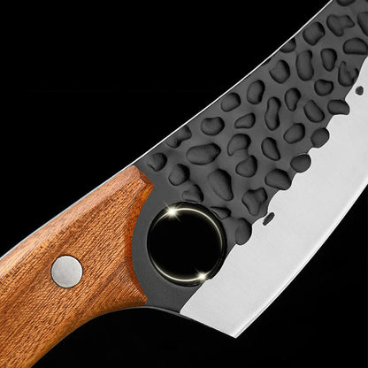 Geschmiedetes Hackmesser – Scharfes Edelstahl Küchenmesser für Fleisch & Fisch, 27,5 cm