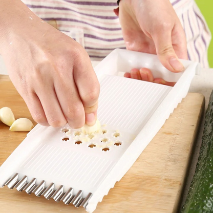Multifunktionale Gemüsereibe & Schäler – Handlicher Gemüsehobel für Obst und Gemüse, Rostfreier Edelstahl