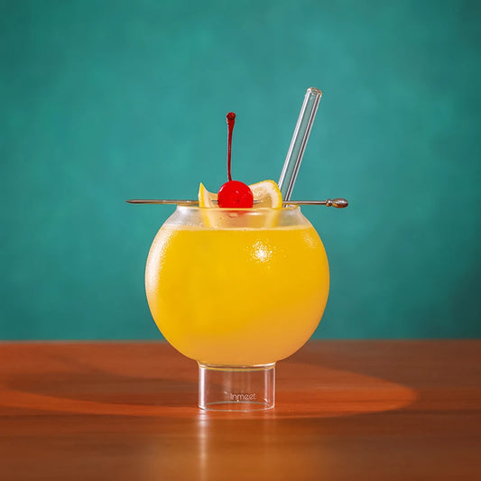 Borosilikatglas Becher – 330 ml – Handgefertigt & Hitzebeständig – Für Cocktails & Heißgetränke