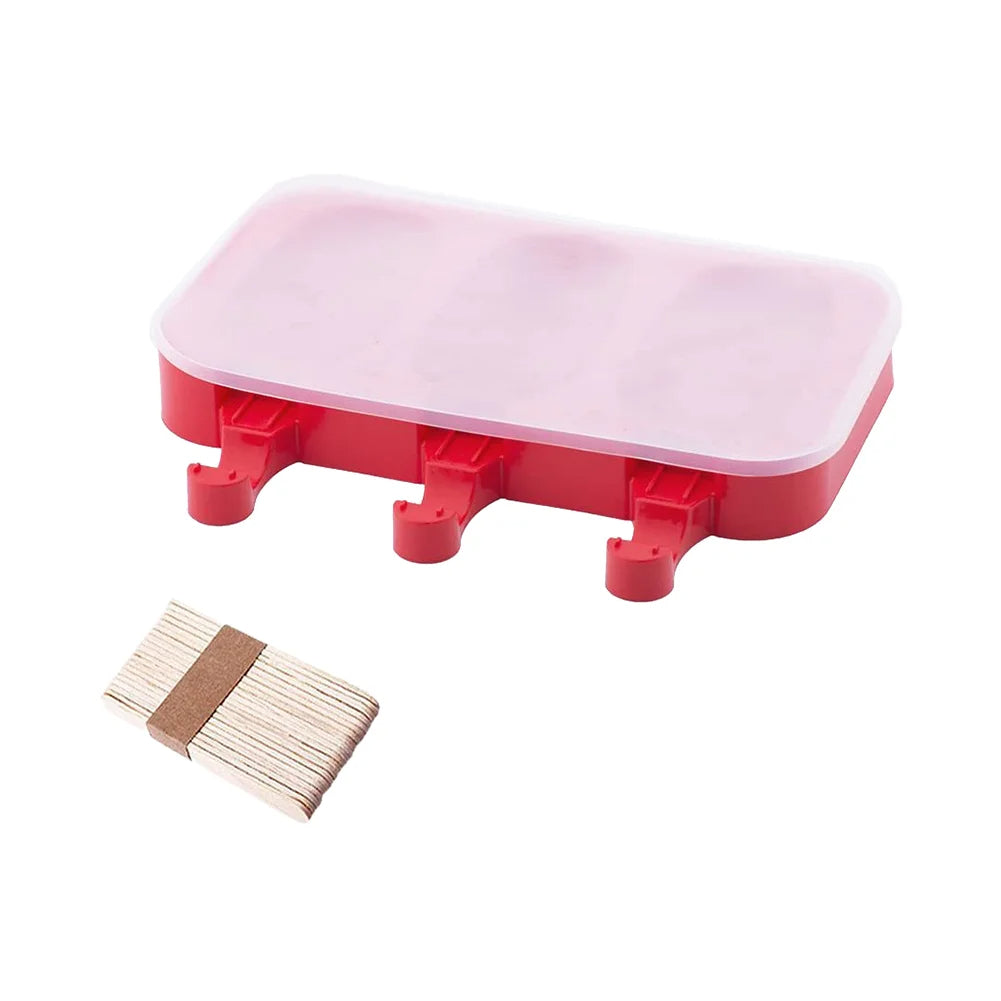 Silikon Eisform mit 20 Stielen – DIY Eis am Stiel & Schokoladenform – BPA-frei