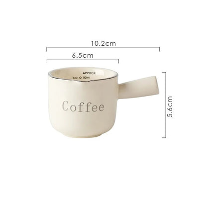 Mini Milchkanne aus Keramik – 100 ml für Latte Art & Kaffee