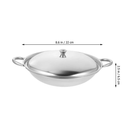 Edelstahl Kochtopf mit Deckel – Vielseitiger Kochtopf für Zuhause & Gastronomie – 27,5 x 22 cm