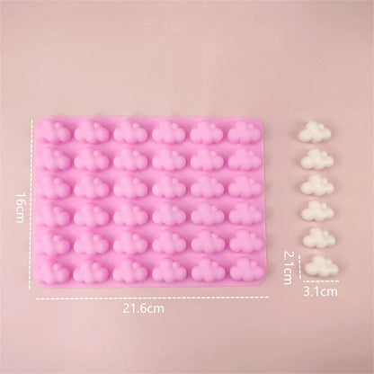 2 Stück Clouds Silikonform – Wettermotiv – Flexibel & Antihaft – 21,6 x 16 cm