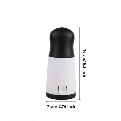 Multifunktionale Trommelreibe – Edelstahl & ABS – Gemüseschneider, Käsehobel, Obstschäler – 16 x 7 cm