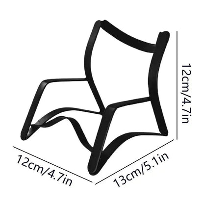 Flaschenhalter | Stabile Konstruktion | Platzsparendes Design | Metall