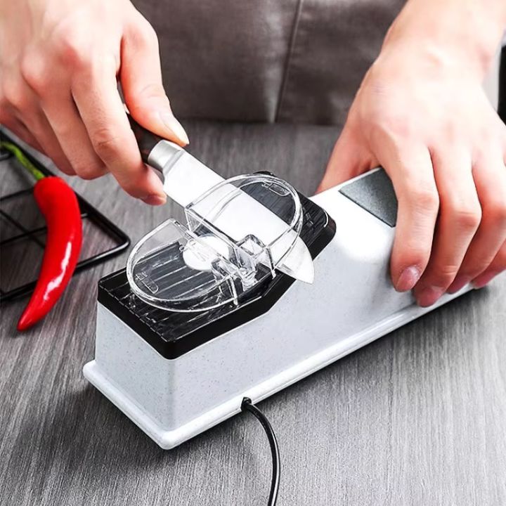 Elektrischer Messerschärfer – Einfaches und schnelles Schärfen von Küchenmessern