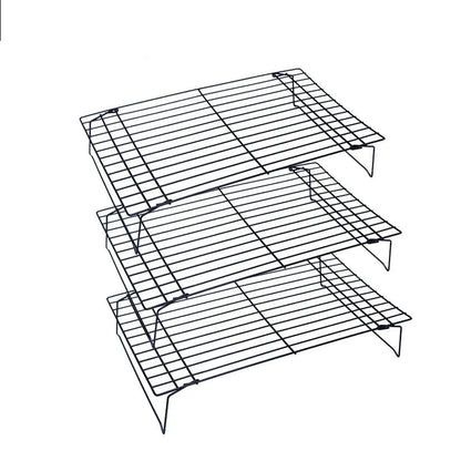 Abkühlgitter | 3-stöckig | Platzsparend stapelbar | Edelstahl